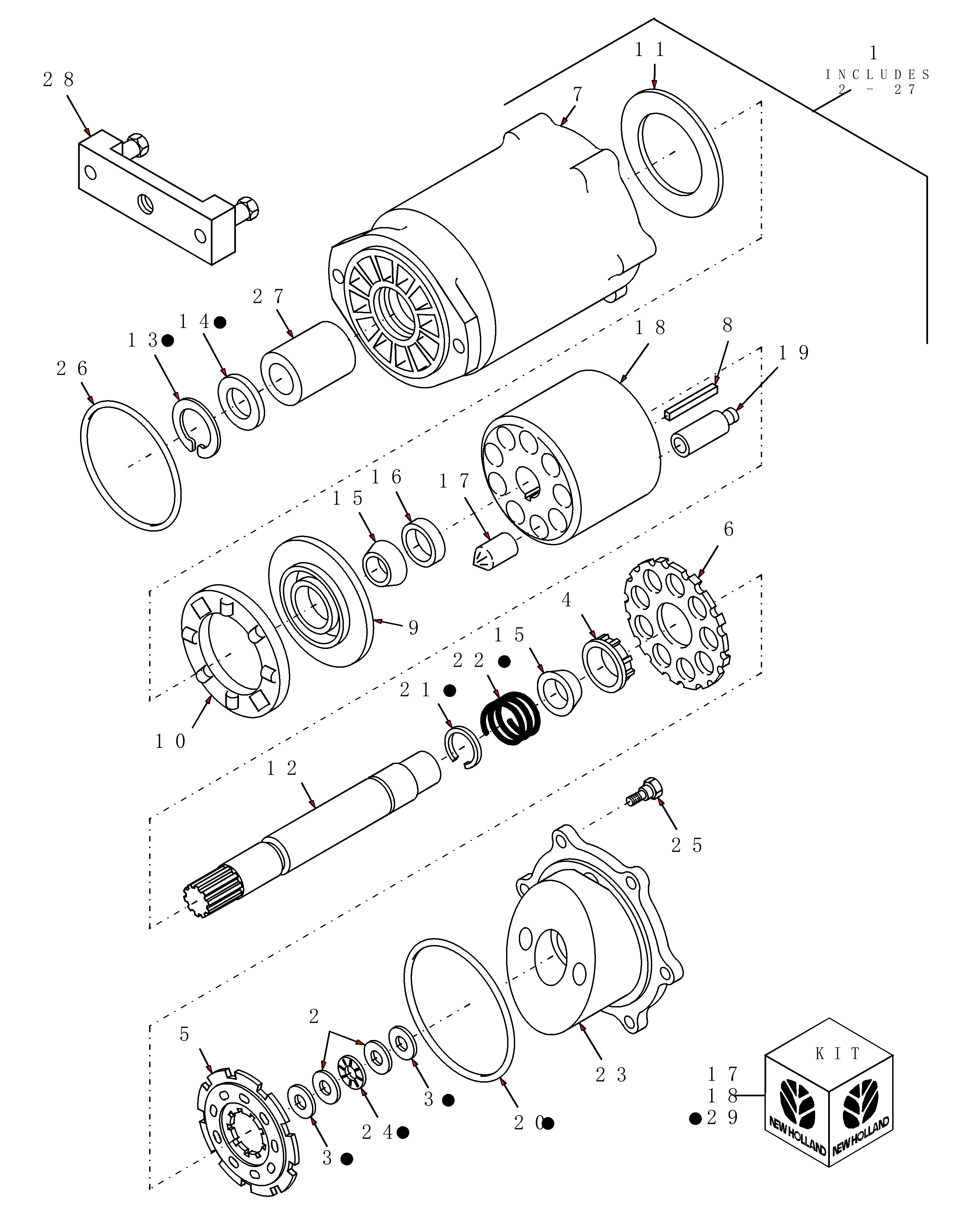 new holland 499 haybine parts diagram