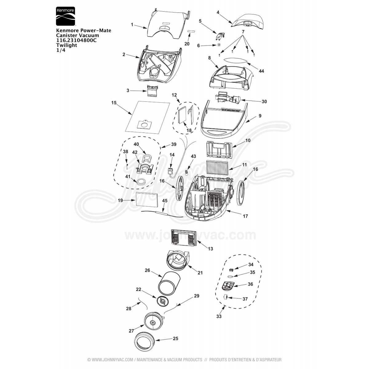 kenmore series 100 washer parts diagram