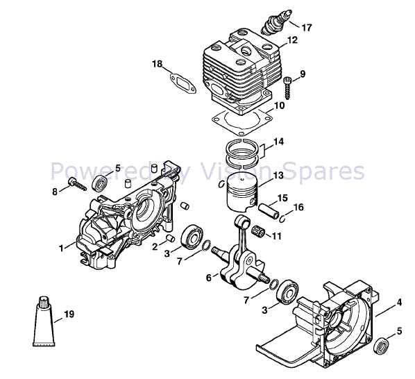 stihl string trimmer parts diagram