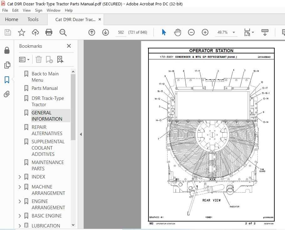 cat dozer parts diagram