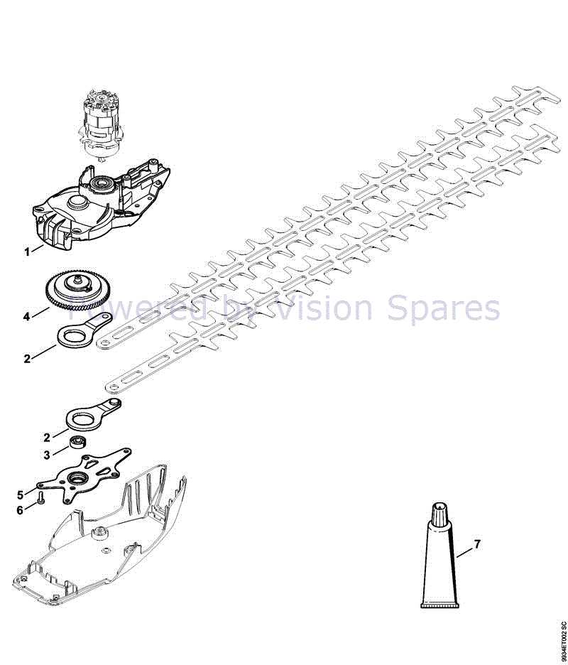 stihl hla 86 parts diagram