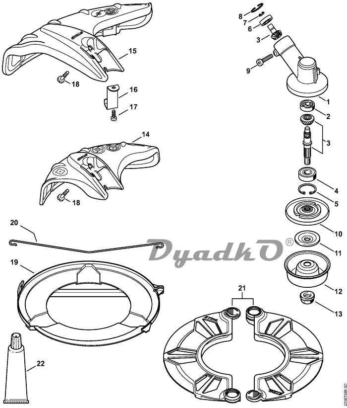 stihl fs 55 rz parts diagram