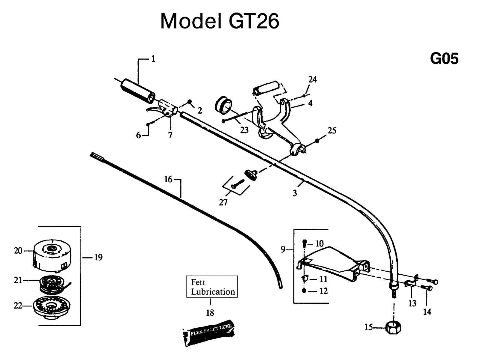 jonsered 260 parts diagram