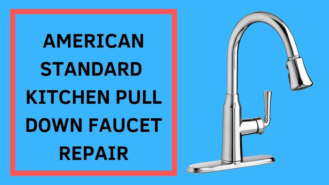 american standard kitchen faucet parts diagram