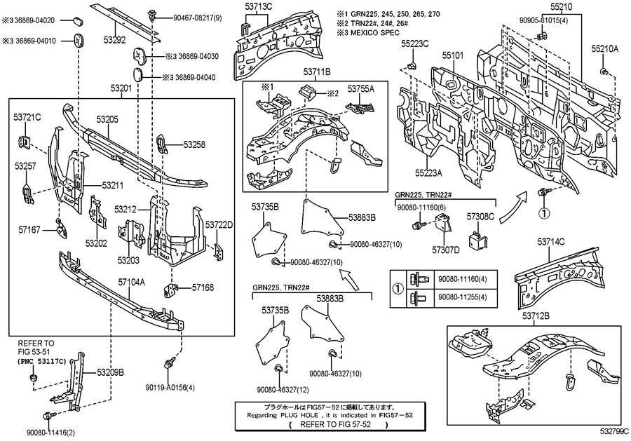 tacoma body parts diagram