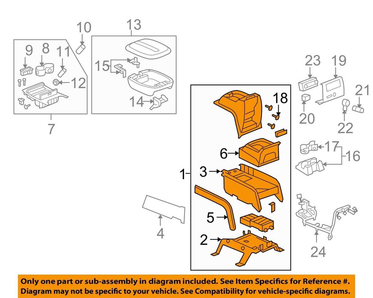 2007 cadillac escalade parts diagram