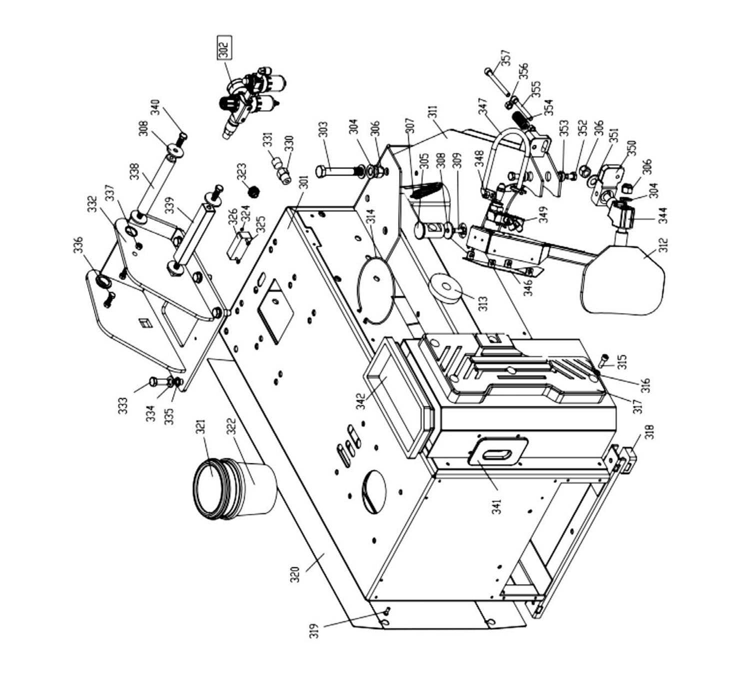 generac gp3300 parts diagram