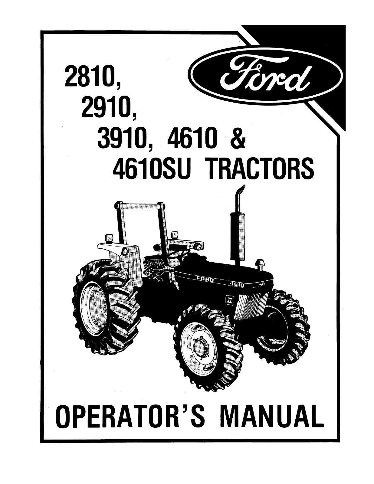 ford 3910 parts diagram