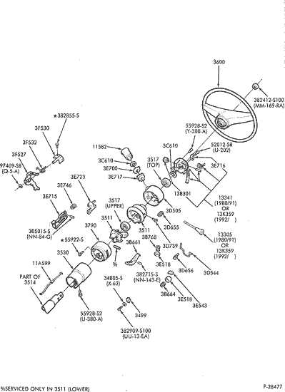 1990 ford f150 parts diagram