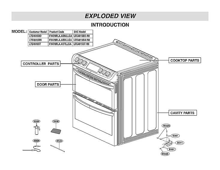 ge profile cooktop parts diagram