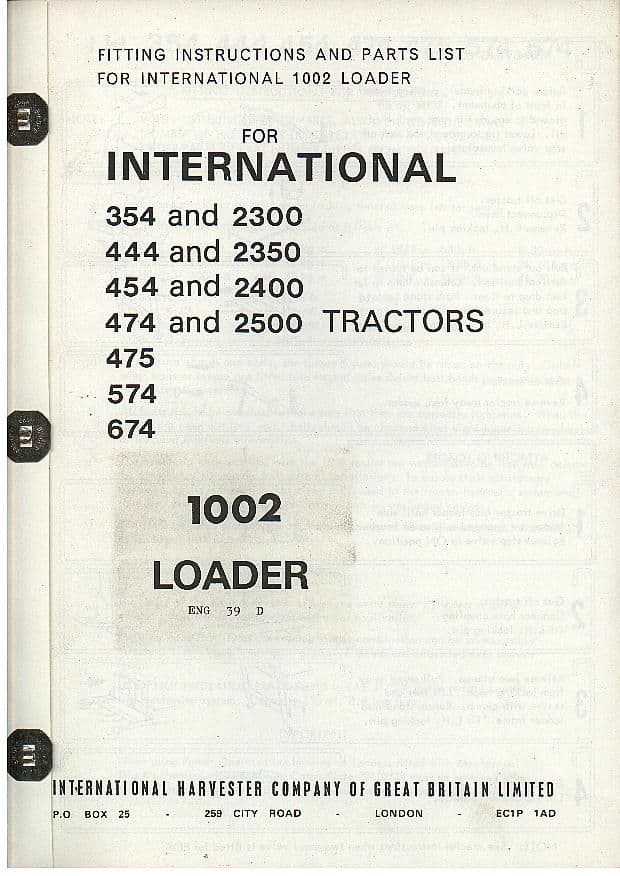 international 674 parts diagram