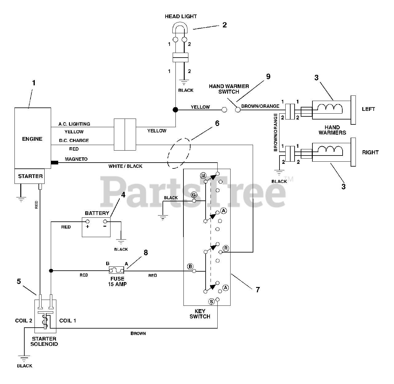 tecumseh 10 hp parts diagram