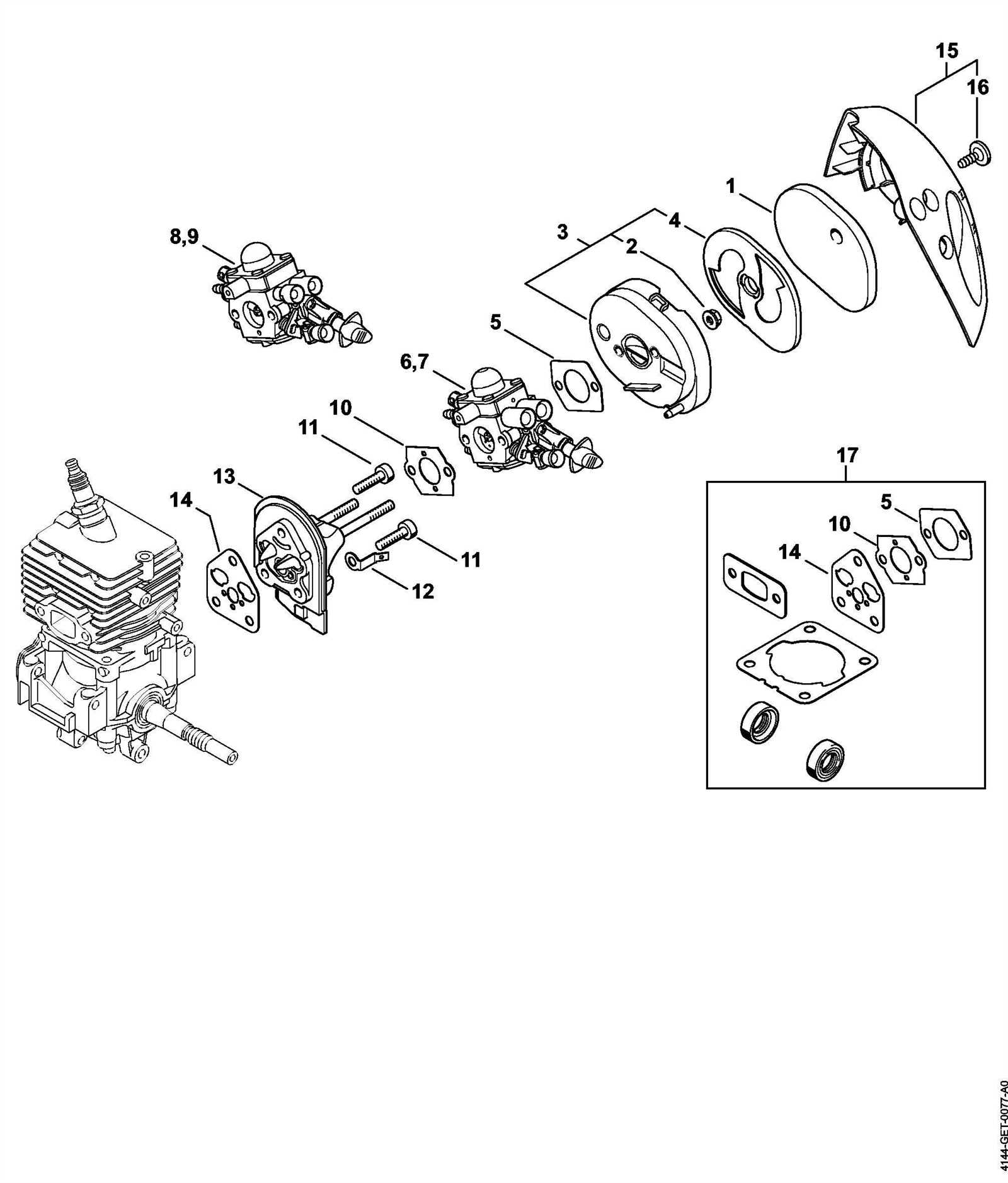 stihl km 55 rc parts diagram