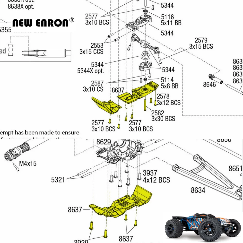 e revo 2.0 parts diagram