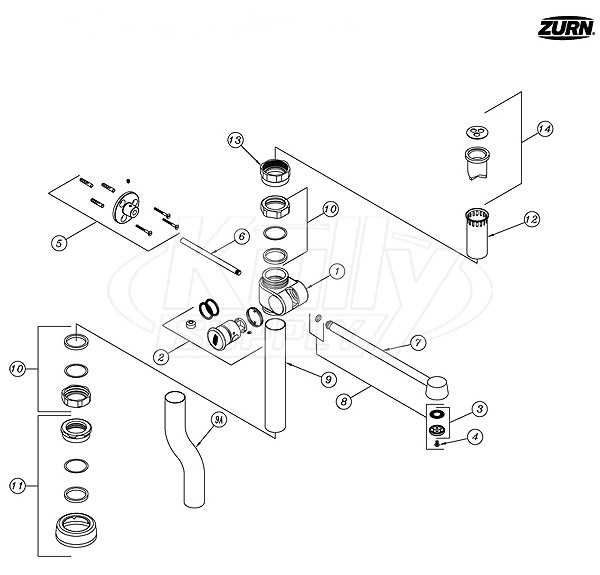 zurn parts diagram