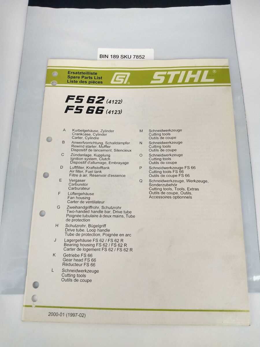 manual stihl fs 56 rc parts diagram