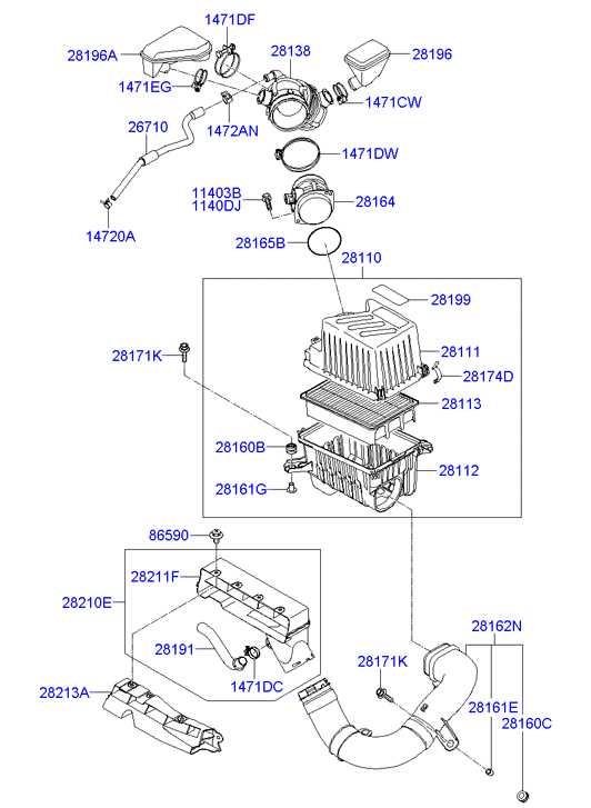 santa fe parts diagram