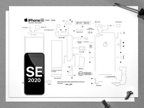 iphone se parts diagram