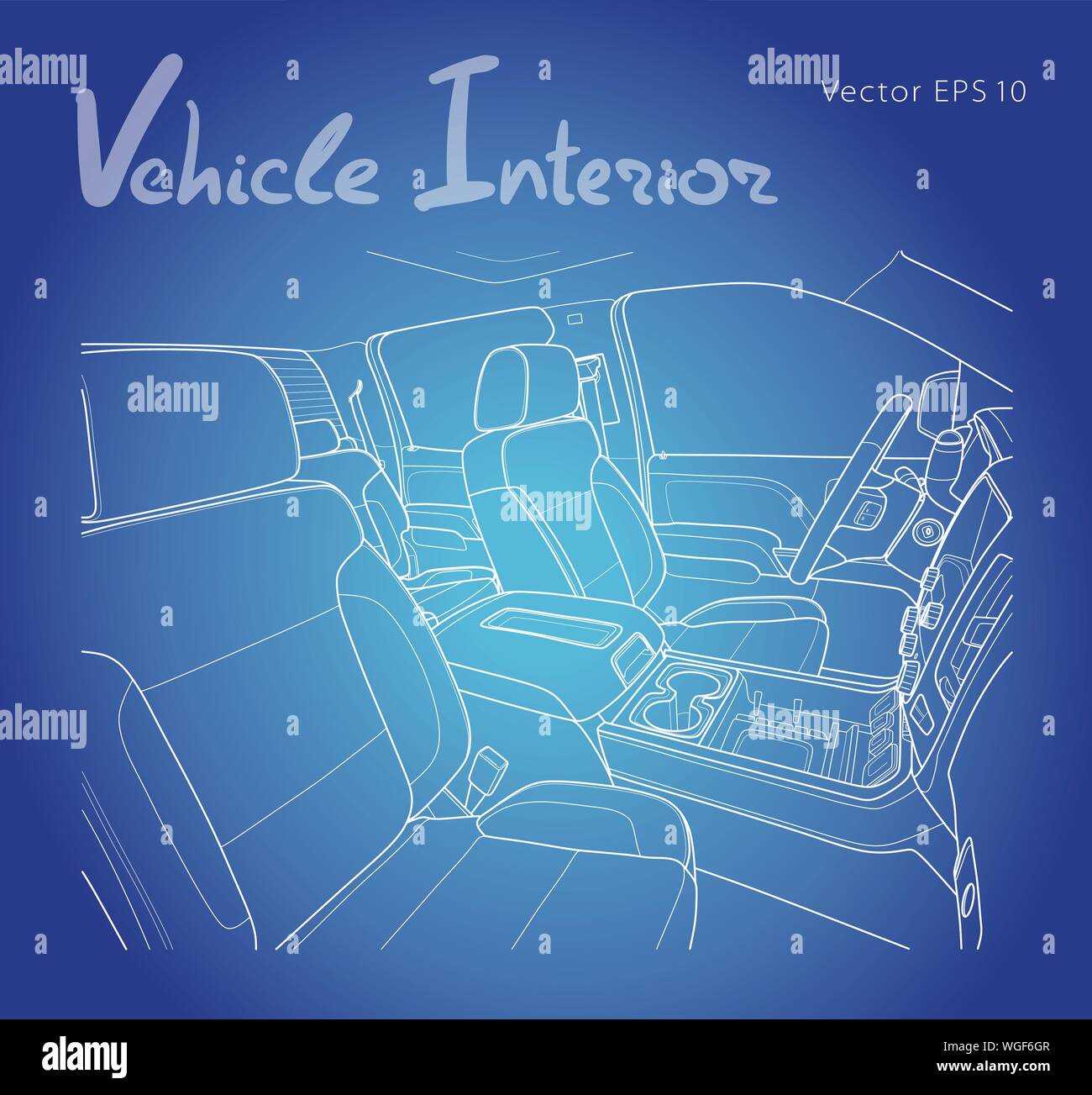 interior car parts diagram