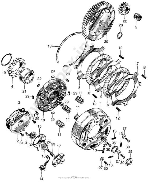 honda z50 parts diagram