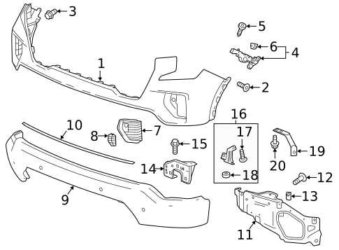 gmc sierra parts diagram