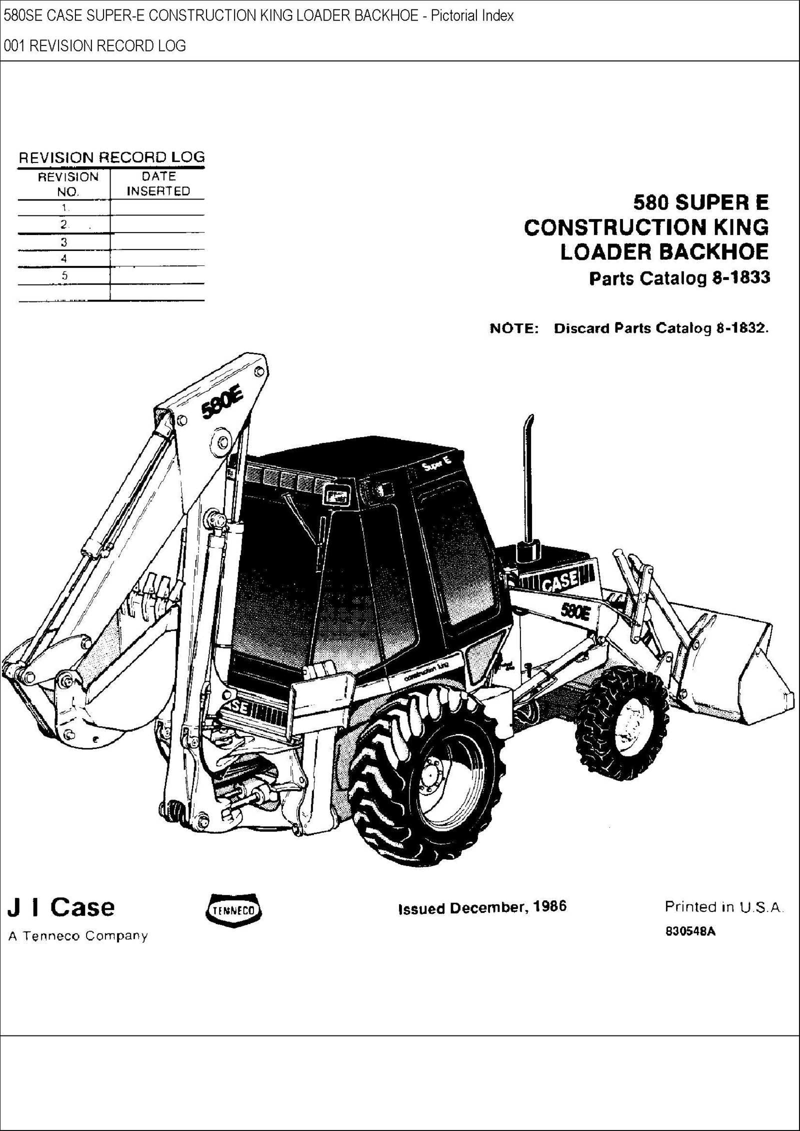 case 580se parts diagram