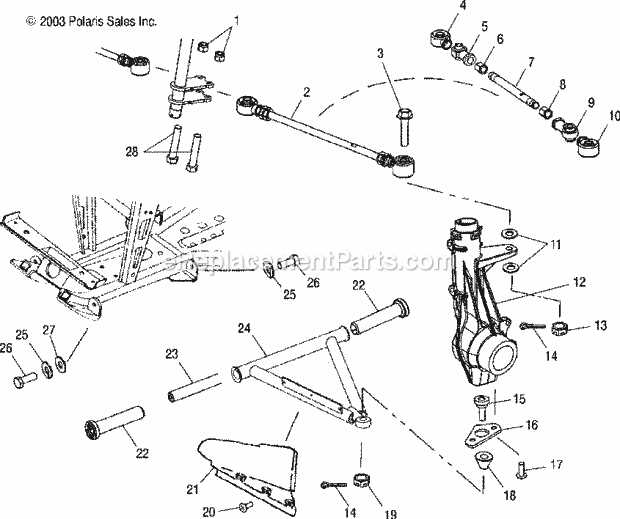 2005 polaris sportsman 500 parts diagram