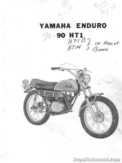 yamaha dirt bike parts diagram