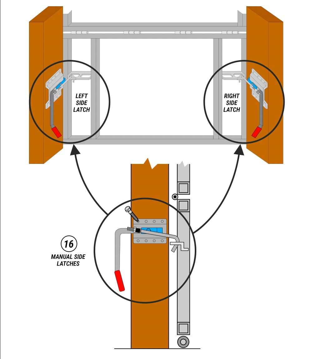 bi fold door parts diagram