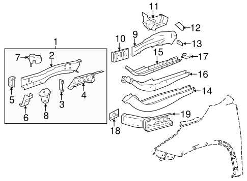 2019 toyota highlander parts diagram