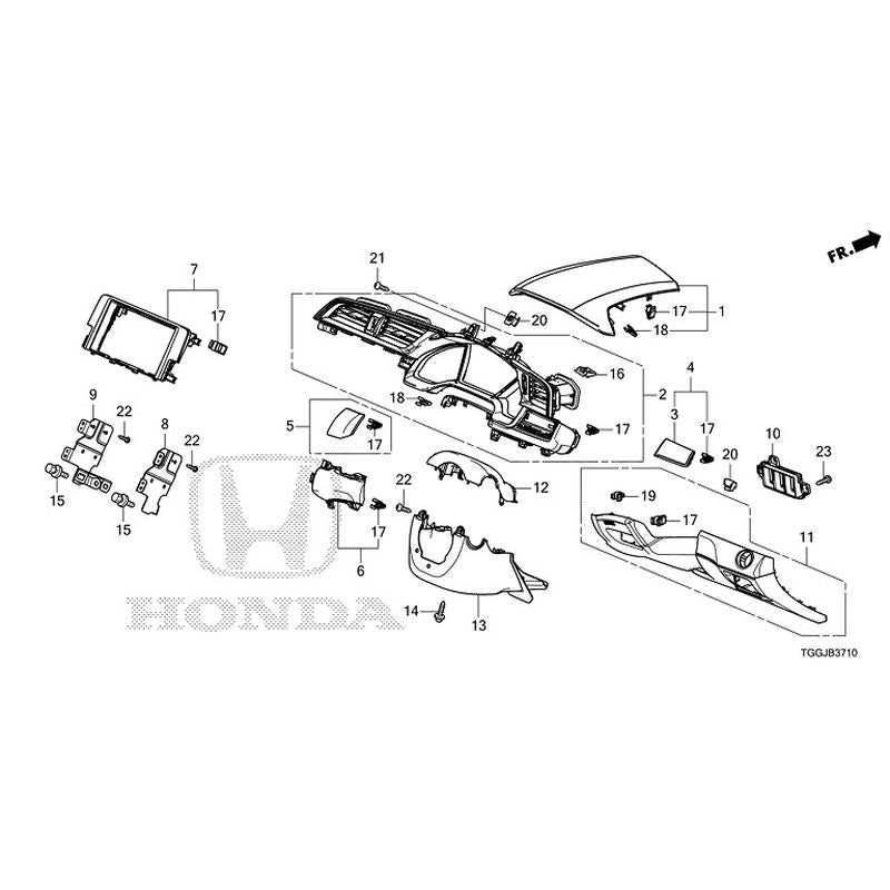 2020 honda civic parts diagram