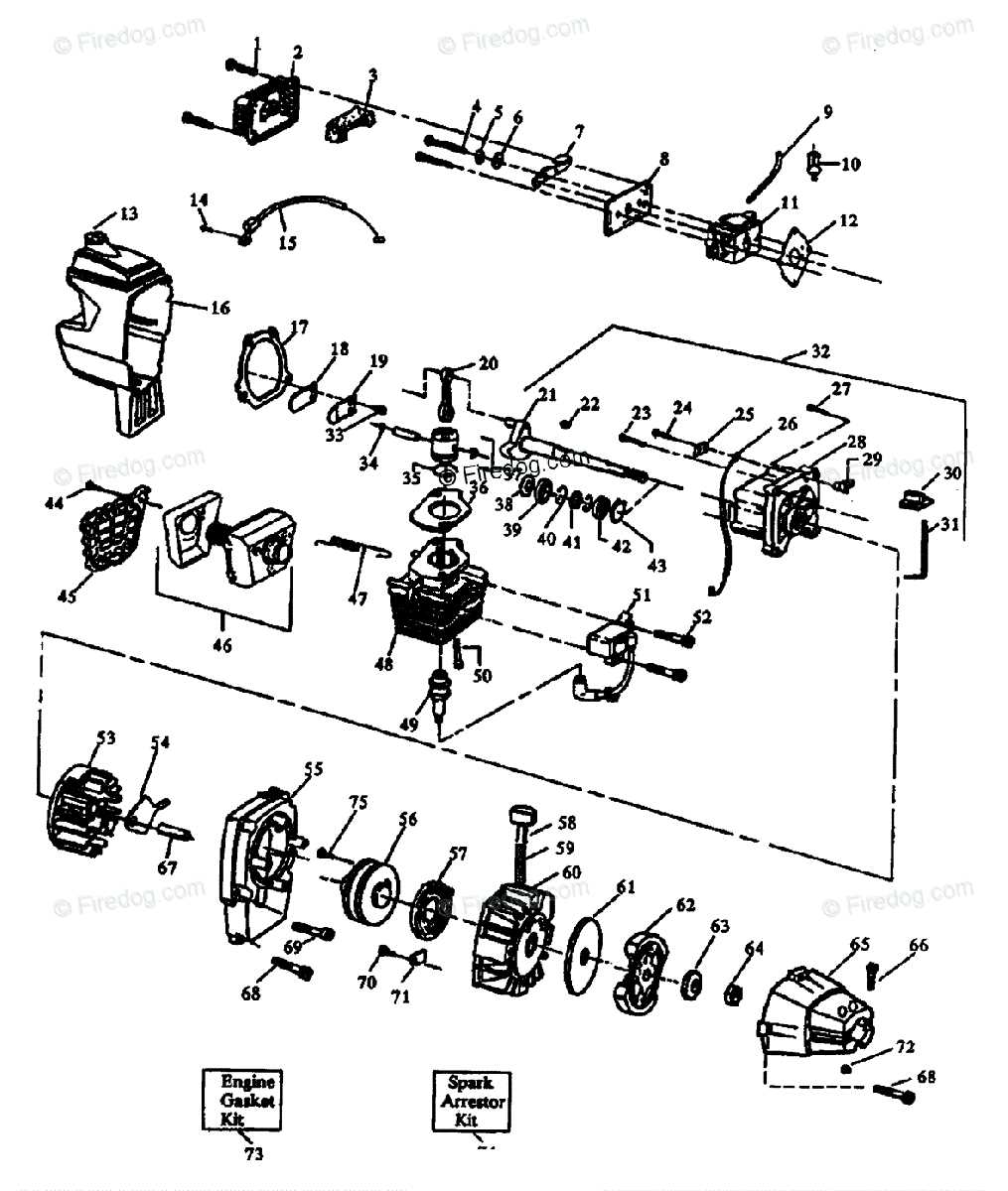 husqvarna weed eater parts diagram