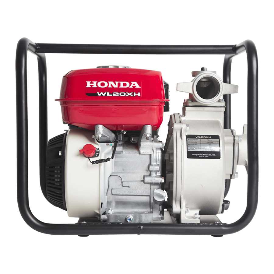 honda wb20x water pump parts diagram