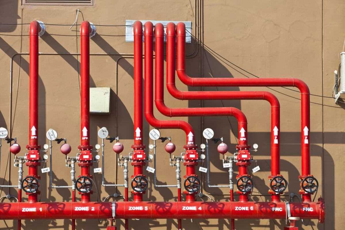 fire sprinkler system parts diagram