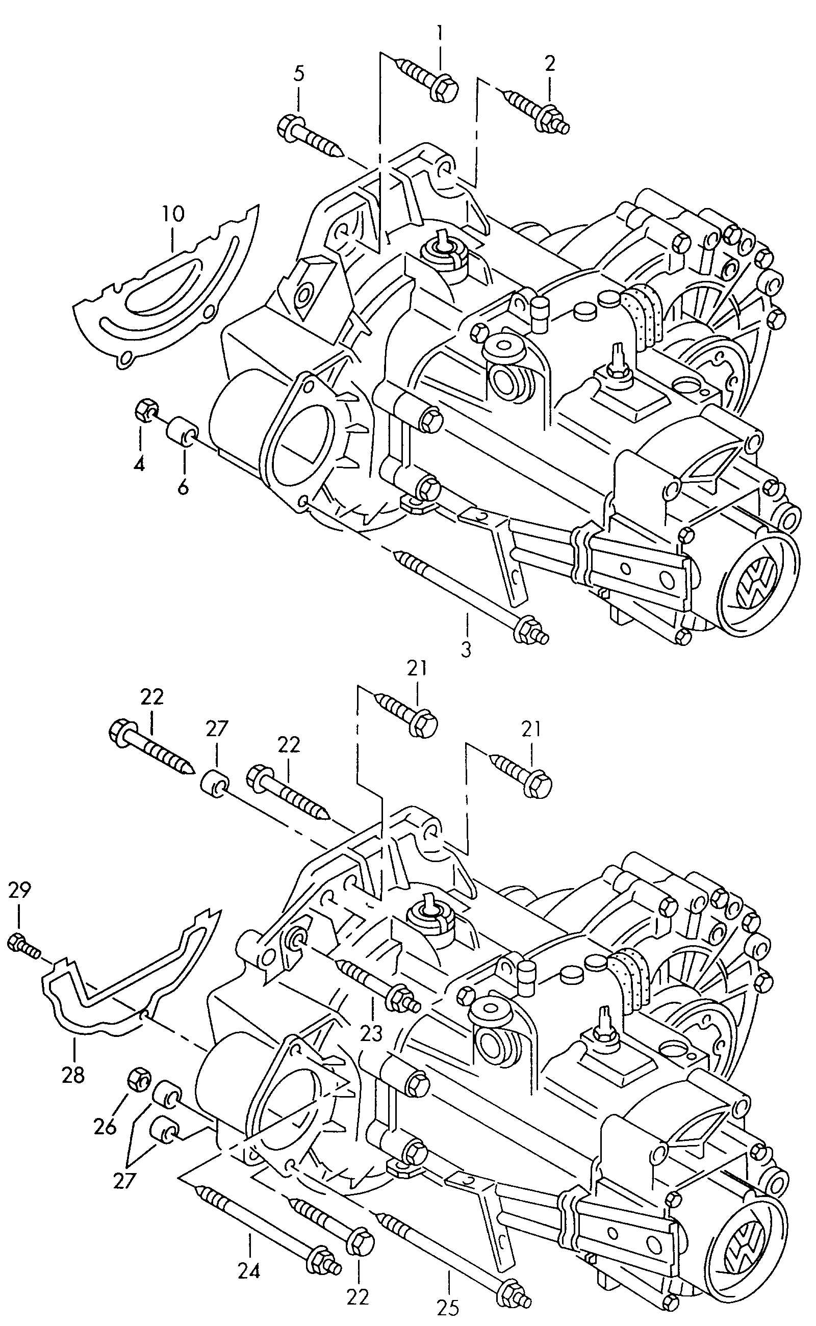 volkswagen golf parts diagram