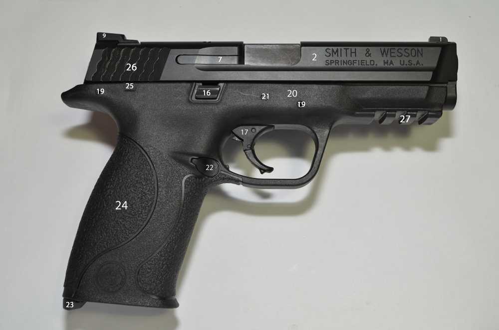 smith and wesson 629 parts diagram