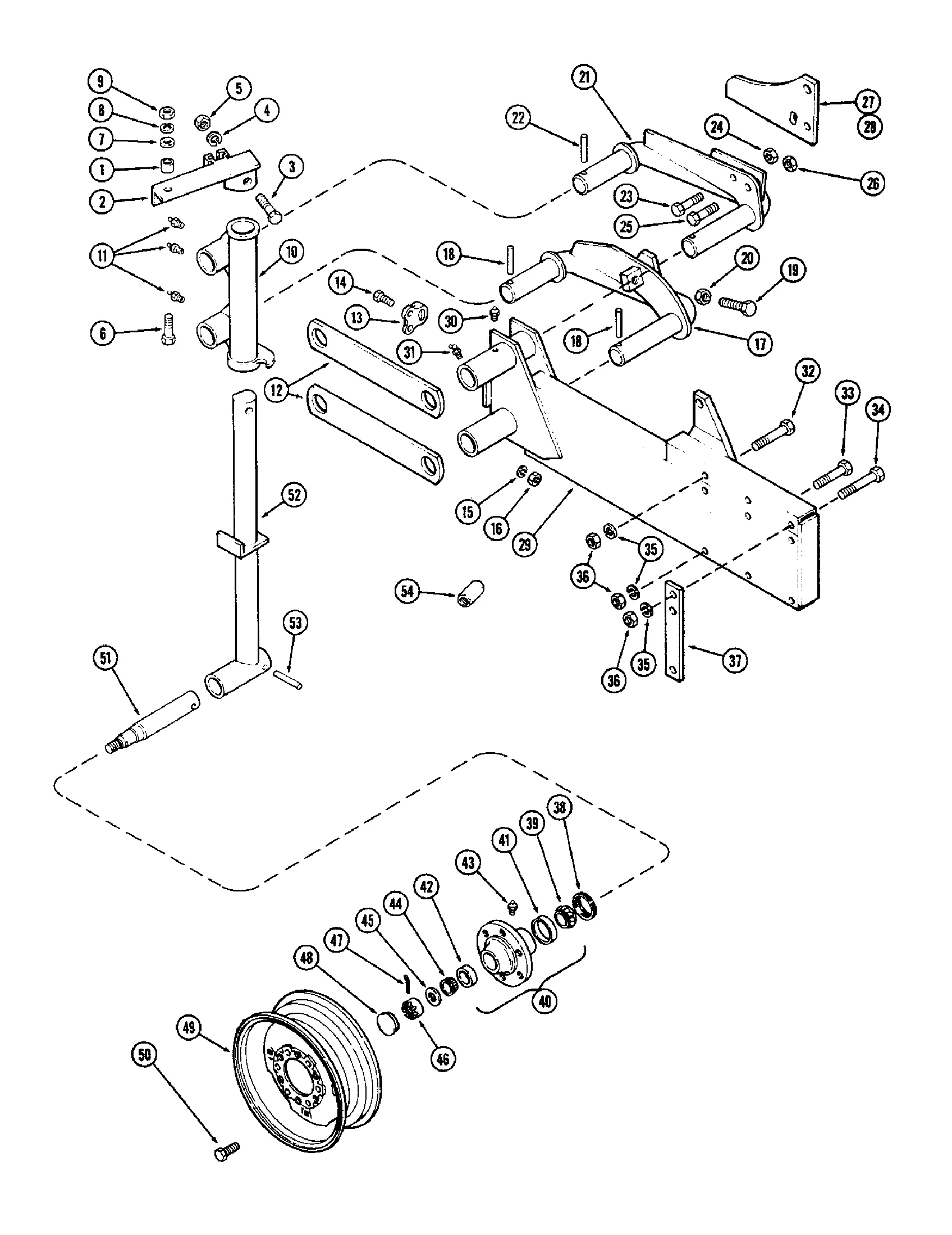 white 508 plow parts diagram