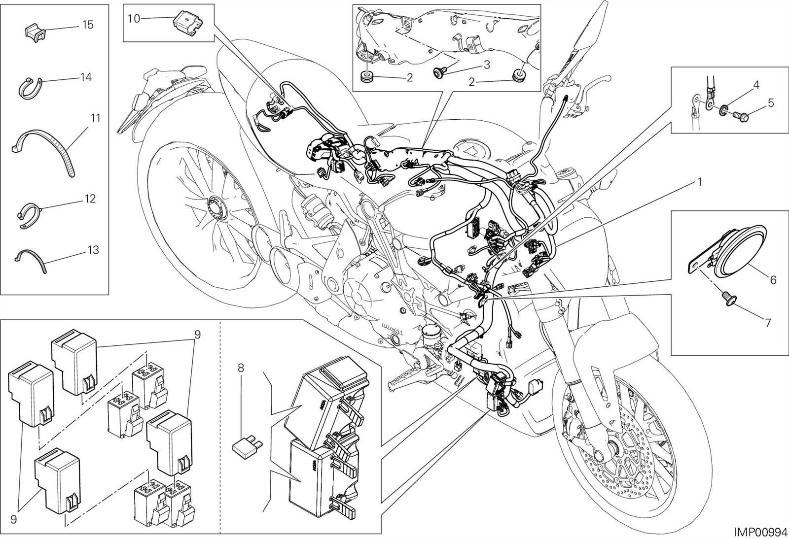 ducati diavel parts diagram