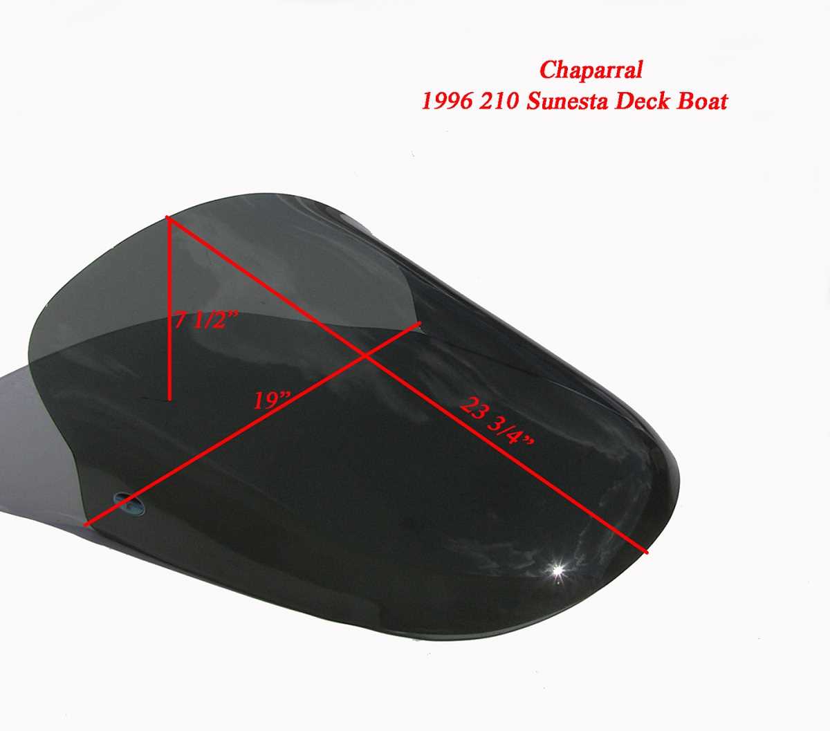 chaparral boat parts diagram