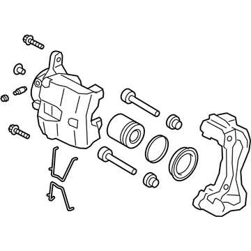 brake caliper parts diagram