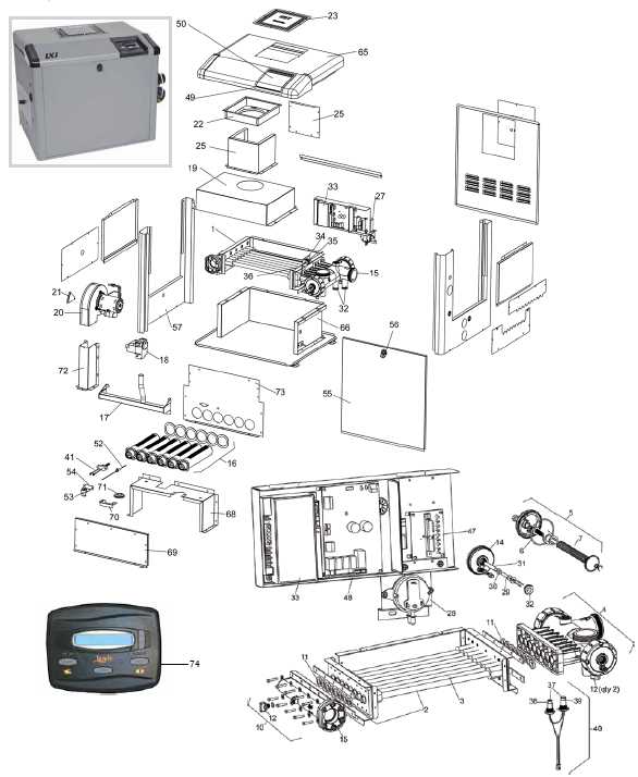 jandy pool heater parts diagram