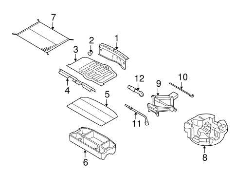 kia soul body parts diagram