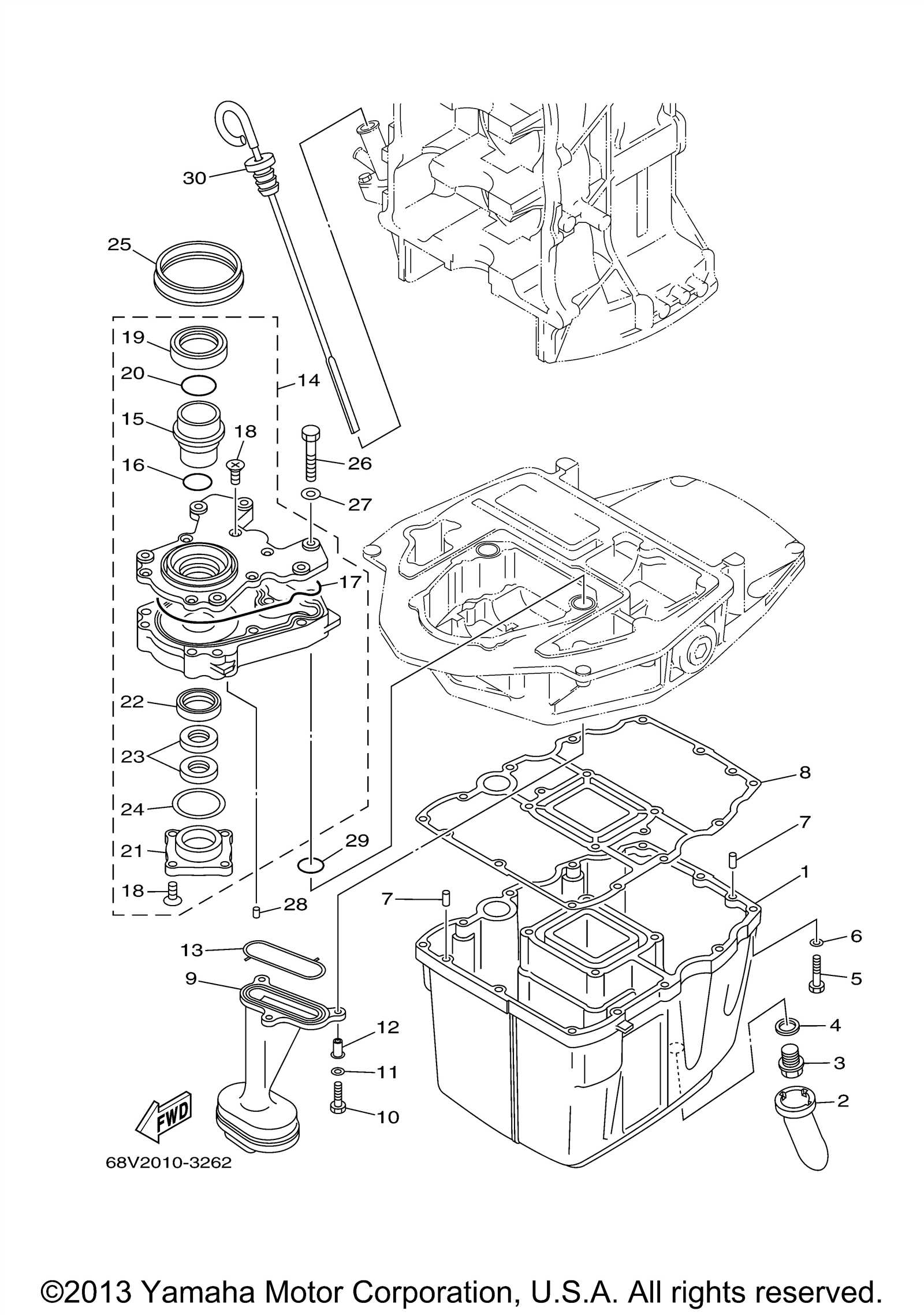 yamaha 115 parts diagram