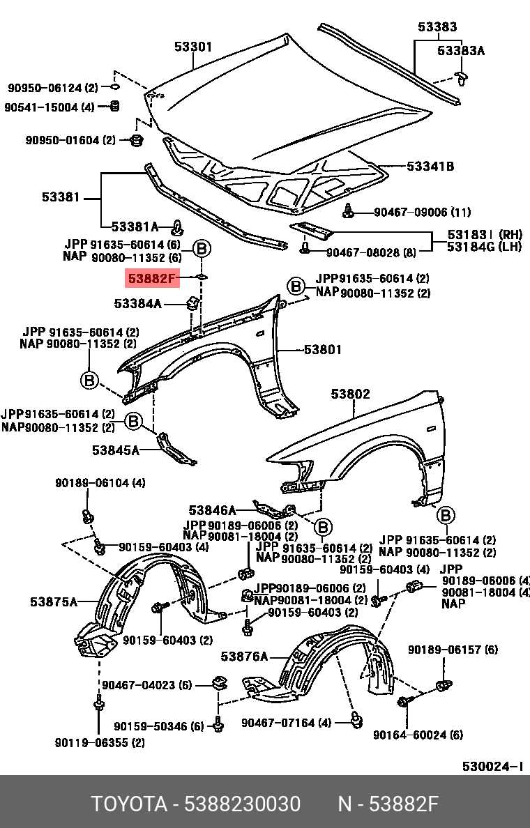 2001 toyota camry parts diagram