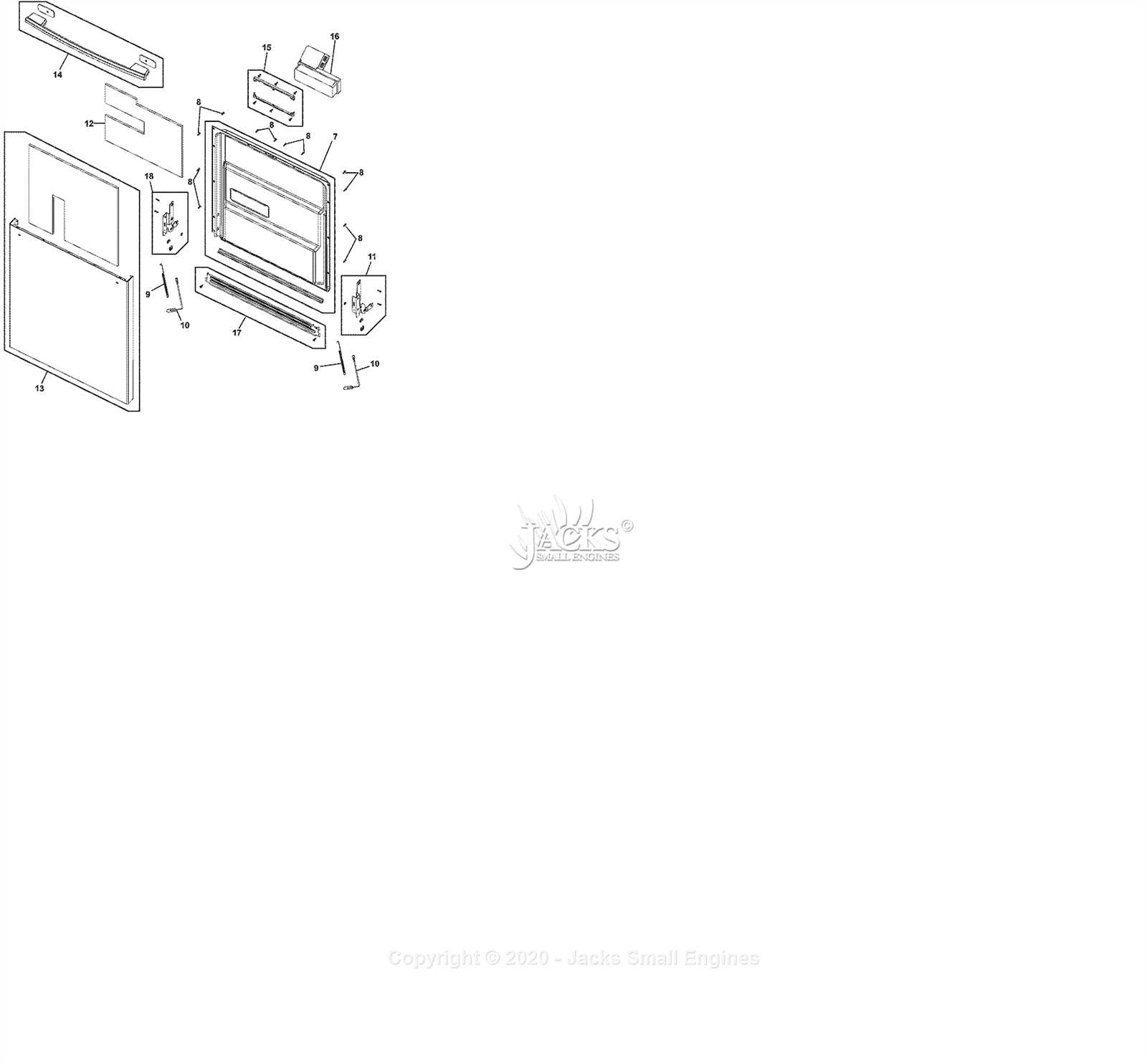 frigidaire oven door parts diagram