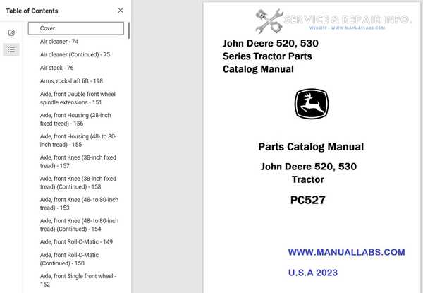 john deere parts diagrams pdf