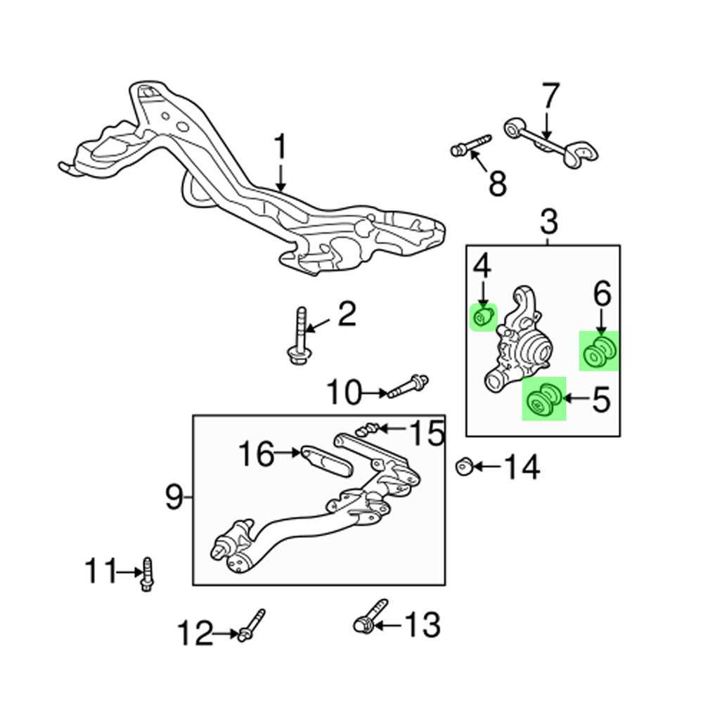 front end honda crv body parts diagram