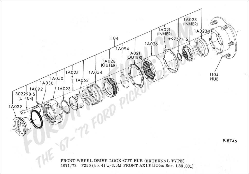 front suspension ford f350 front end parts diagram