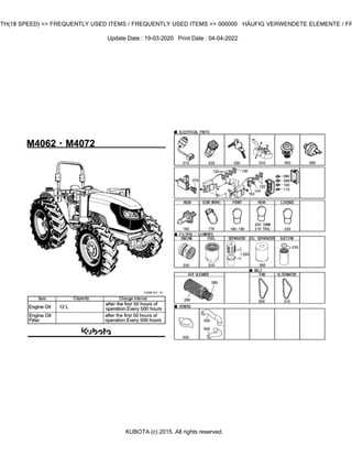 kubota parts diagram online