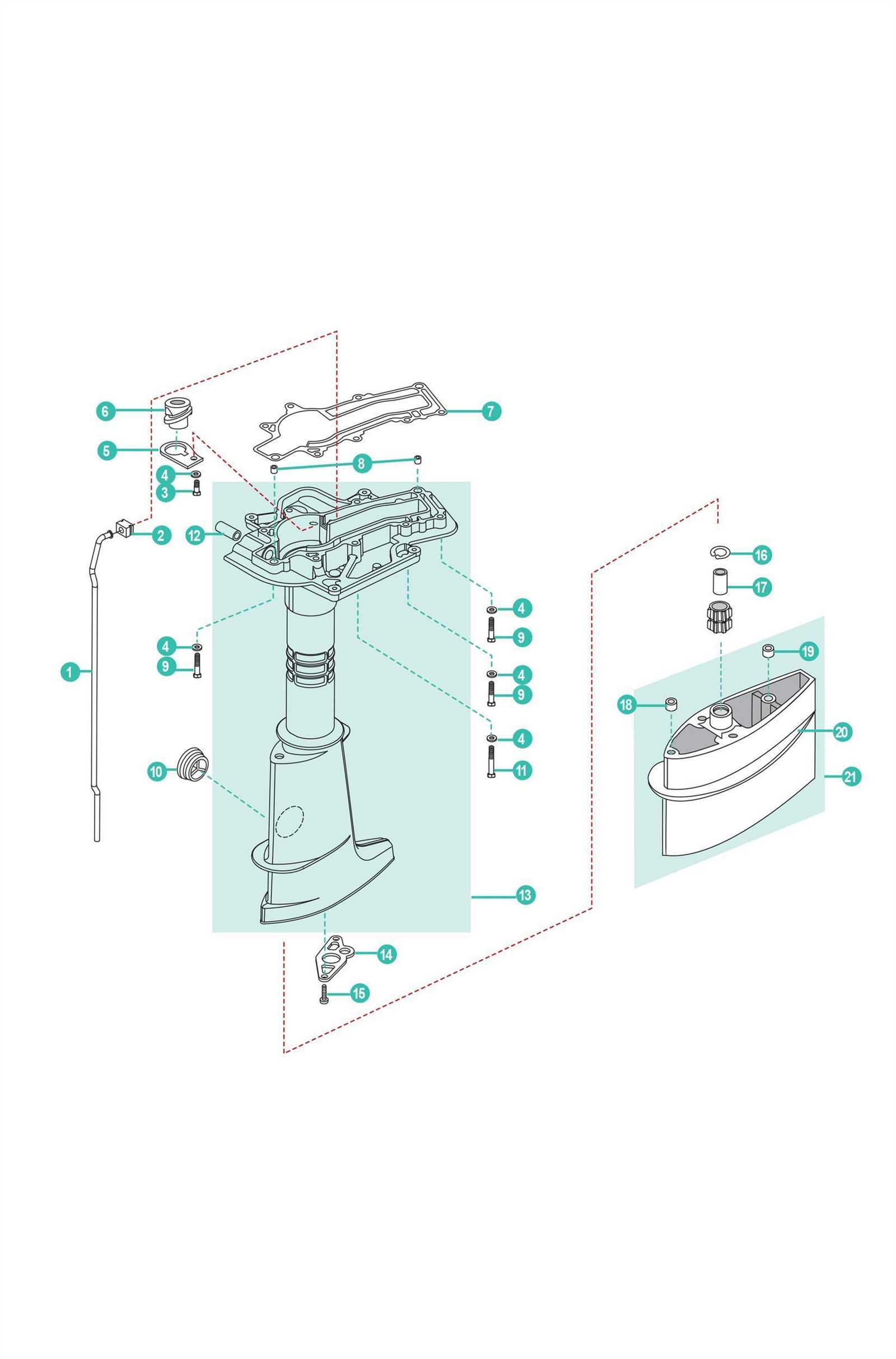 parts of a boat engine diagram